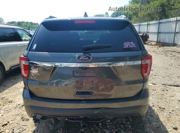 1FM5K7D88HGE00380 2017 FORD EXPLORER Серый Вид сзади