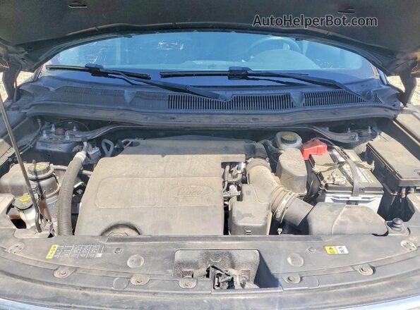 1FM5K7D88HGE00380 2017 FORD EXPLORER Серый Вид подкапотного пространства