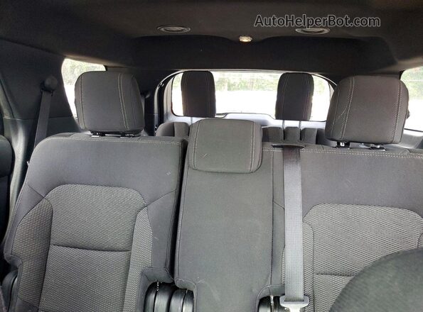 1FM5K7D88HGE33878 2017 FORD EXPLORER Черный Вид задних сидений