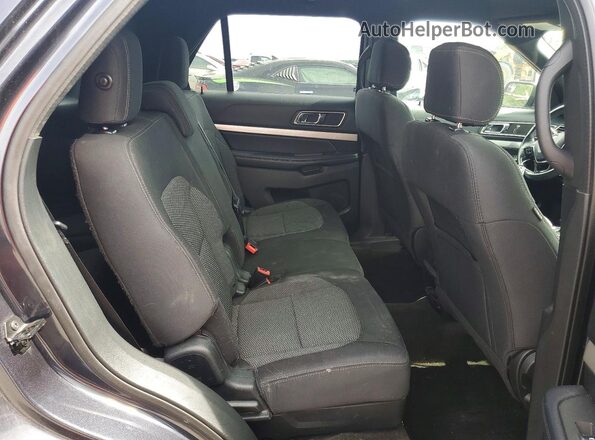 1FM5K7D88HGE33878 2017 FORD EXPLORER Черный Вид задней части салона