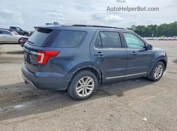 1FM5K7D88HGE33878 2017 FORD EXPLORER Черный Задняя правая четверть