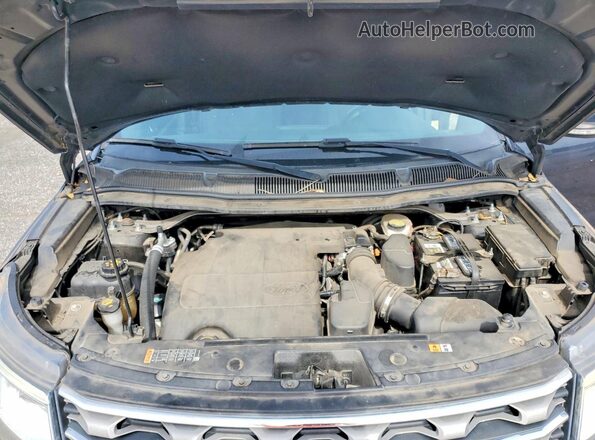 1FM5K7D88HGE33878 2017 FORD EXPLORER Черный Вид подкапотного пространства
