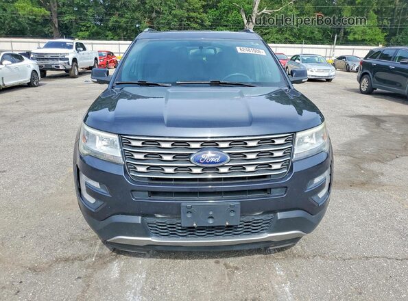 1FM5K7D88HGE33878 2017 FORD EXPLORER Черный Вид спереди