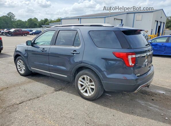 1FM5K7D88HGE33878 2017 FORD EXPLORER Черный Задняя левая четверть