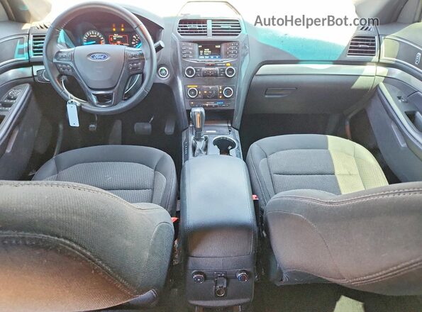 1FM5K7D88JGC48798 2018 FORD EXPLORER Blue Առջևի վահանակի տեսք
