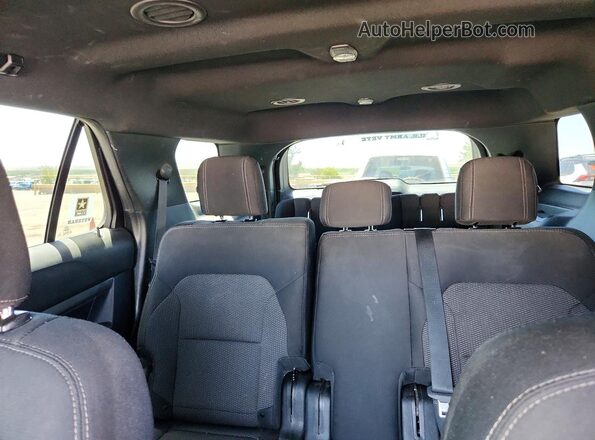 1FM5K7D88JGC48798 2018 FORD EXPLORER Blue Հետևի նստատեղերի տեսք