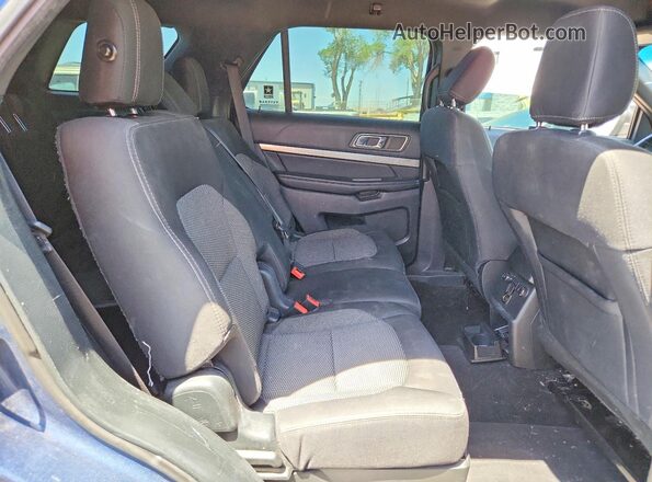 1FM5K7D88JGC48798 2018 FORD EXPLORER Blue Սալոնի հետևի տեսք