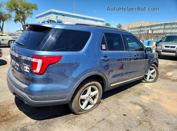 1FM5K7D88JGC48798 2018 FORD EXPLORER Blue Հետևի աջ