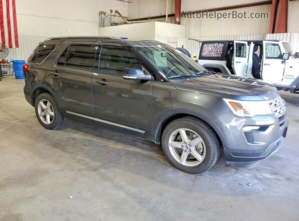 1FM5K7D88JGC69134 2018 FORD EXPLORER Угольный Передняя правая четверть