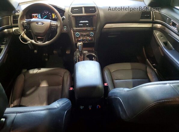 1FM5K7D88JGC69134 2018 FORD EXPLORER Угольный Вид панели приборов