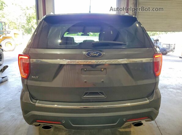 1FM5K7D88JGC69134 2018 FORD EXPLORER Угольный Вид сзади