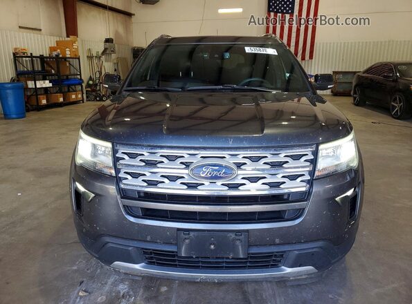 1FM5K7D88JGC69134 2018 FORD EXPLORER Угольный Вид спереди
