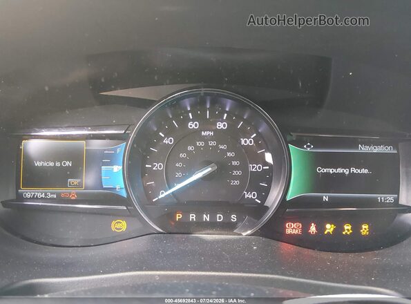1FM5K7D88KGA07888 2019 FORD EXPLORER Blue Rear seats view