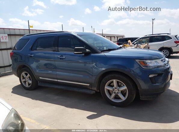 1FM5K7D88KGA07888 2019 FORD EXPLORER Blue 360 interior view