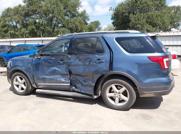 1FM5K7D88KGA07888 2019 FORD EXPLORER Blue 