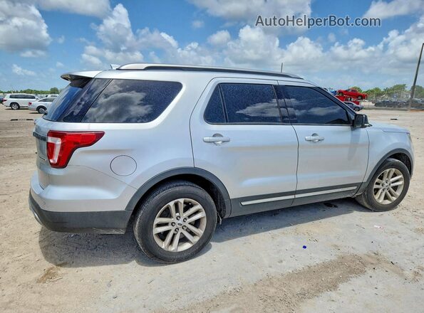 1FM5K7D89GGA97284 2016 FORD EXPLORER Silver Rear right
