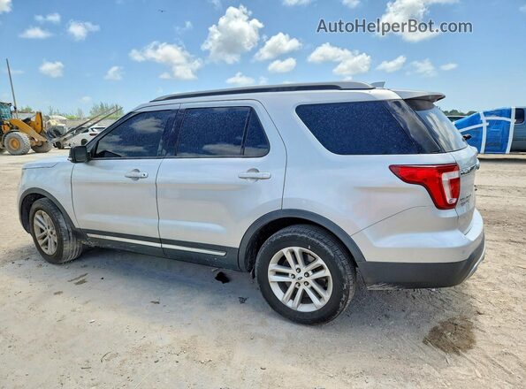 1FM5K7D89GGA97284 2016 FORD EXPLORER Silver Rear left