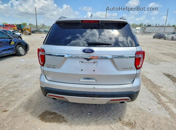 1FM5K7D89GGA97284 2016 FORD EXPLORER Silver Rear view