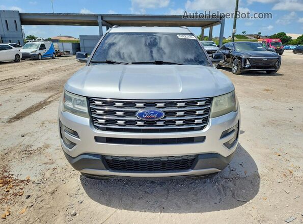 1FM5K7D89GGA97284 2016 FORD EXPLORER Silver Front view
