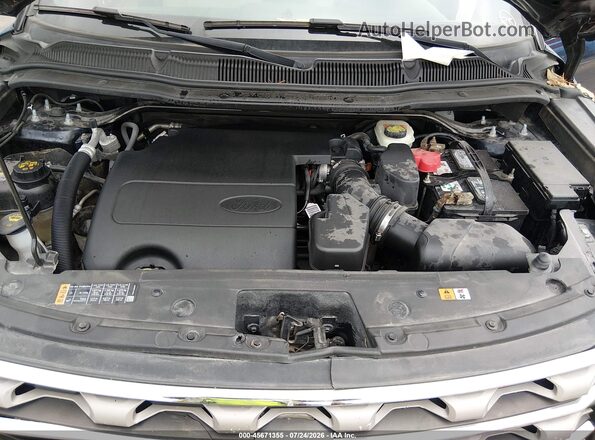 1FM5K7D89GGC04334 2016 FORD EXPLORER Синий Вид сзади
