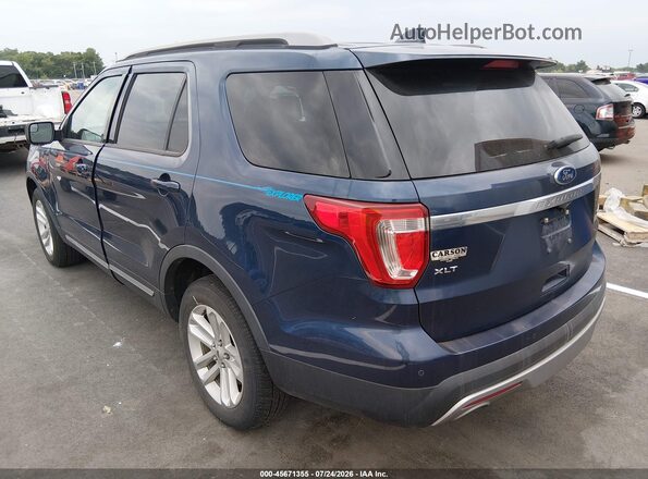 1FM5K7D89GGC04334 2016 FORD EXPLORER Синий Задняя левая четверть