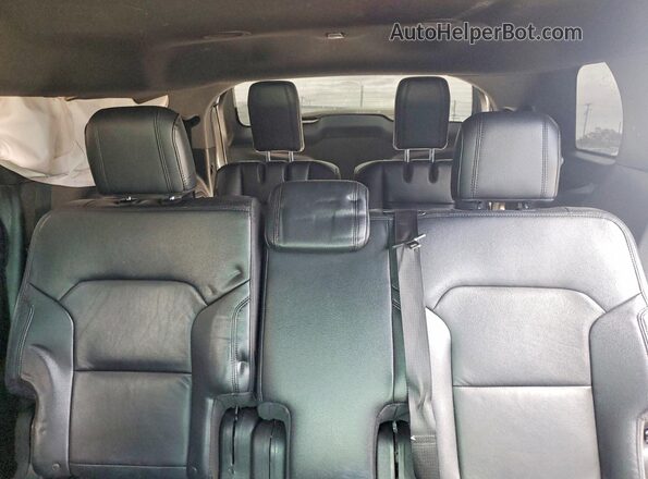 1FM5K7D89GGD13876 2016 FORD EXPLORER Gray უკანა სავარძლების ხედი