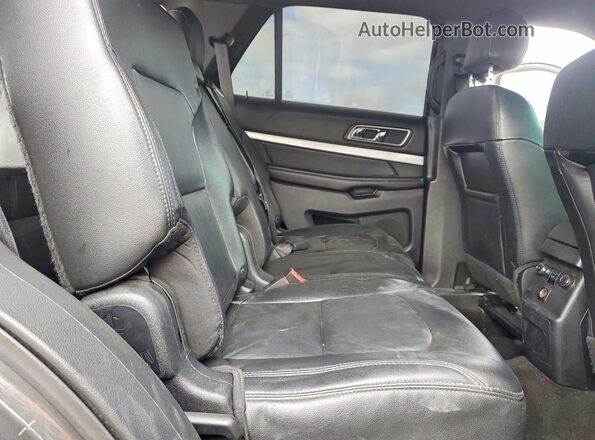 1FM5K7D89GGD13876 2016 FORD EXPLORER Gray უკანა სალონის ხედი