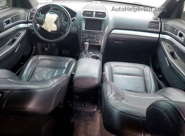 1FM5K7D89GGD13876 2016 FORD EXPLORER Gray წინა პანელის ხედი