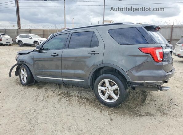 1FM5K7D89GGD13876 2016 FORD EXPLORER Gray უკანა მარცხენა