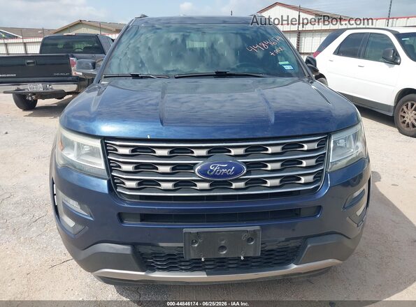 1FM5K7D89HGA26944 2017 FORD EXPLORER Blue Սարքավորումների վահանակի տեսք