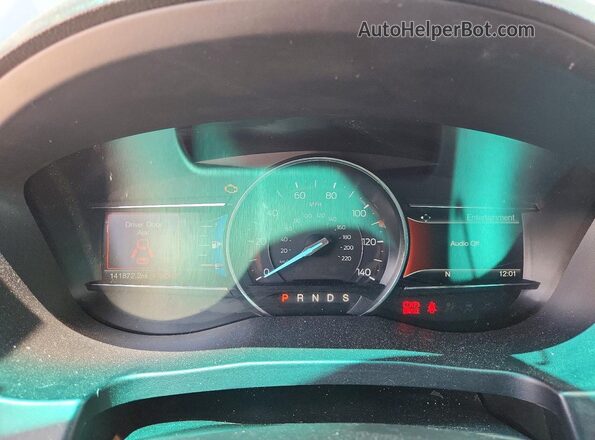 1FM5K7D89HGC29574 2017 FORD EXPLORER Black Widok zestawu wskaźników