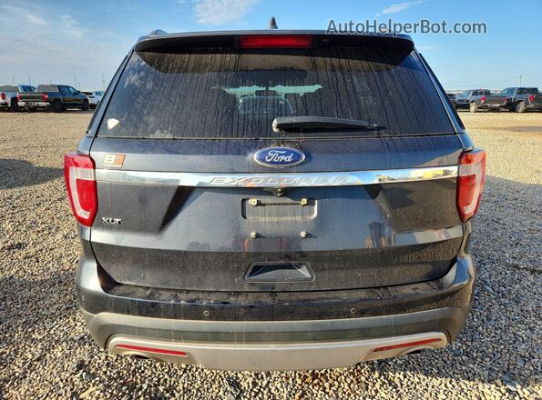1FM5K7D89HGD86375 2017 FORD EXPLORER Charcoal Widok z tyłu
