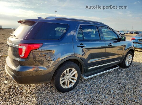 1FM5K7D89HGD86375 2017 FORD EXPLORER Charcoal Tył prawy