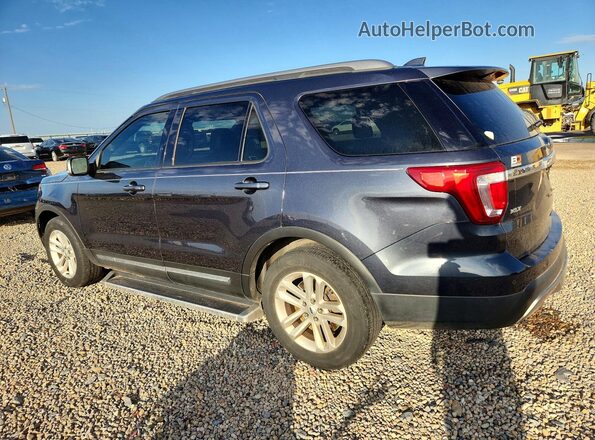 1FM5K7D89HGD86375 2017 FORD EXPLORER Charcoal Tył lewy
