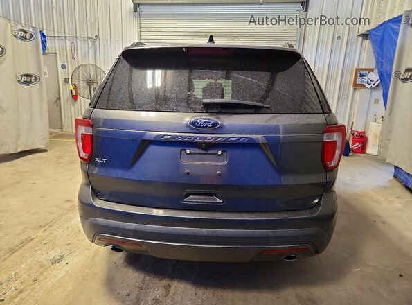 1FM5K7D89HGD96100 2017 FORD EXPLORER Black Vista trasera