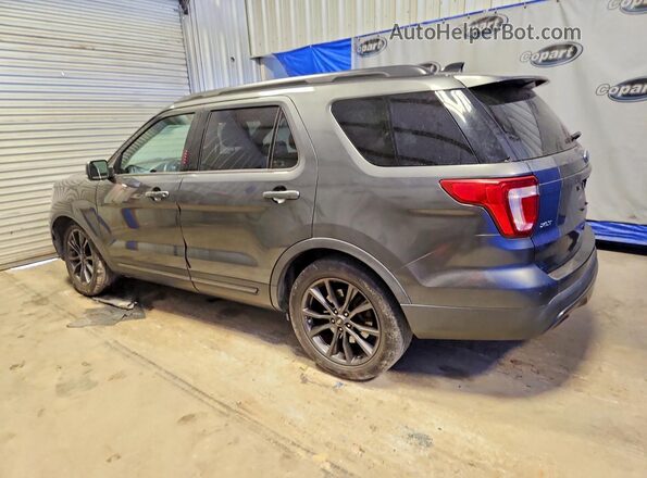 1FM5K7D89HGD96100 2017 FORD EXPLORER Black Trasero izquierdo