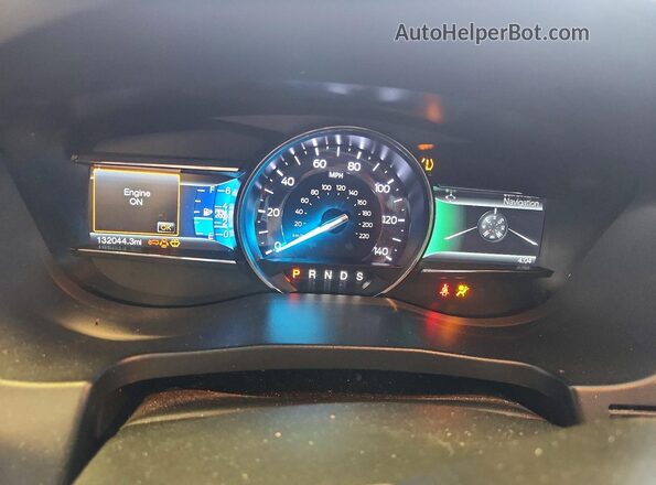 1FM5K7D89HGD96100 2017 FORD EXPLORER Black Vista del cuadro de instrumentos