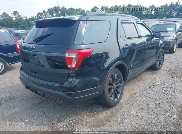 1FM5K7D89JGA54233 2018 FORD EXPLORER Black Задня права чверть