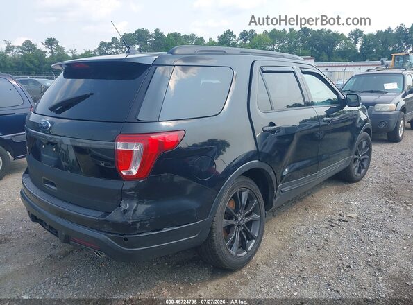 1FM5K7D89JGA54233 2018 FORD EXPLORER Black Вид спереду