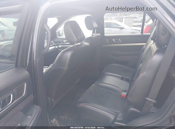 1FM5K7D89JGA54233 2018 FORD EXPLORER Black Вид наклейки з VIN-кодом