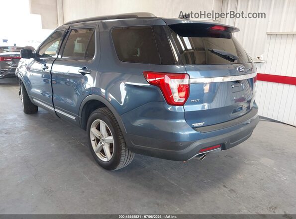 1FM5K7D89JGC64444 2018 FORD EXPLORER Blue Rear left