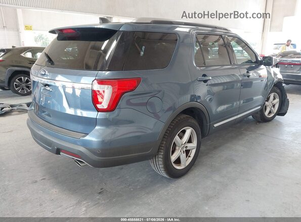 1FM5K7D89JGC64444 2018 FORD EXPLORER Blue Rear right