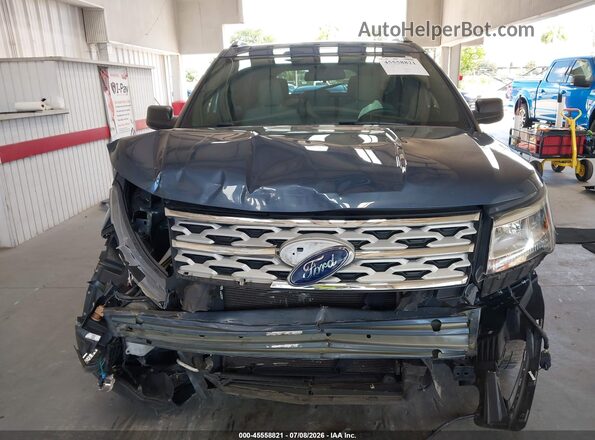 1FM5K7D89JGC64444 2018 FORD EXPLORER Blue Rear interior view