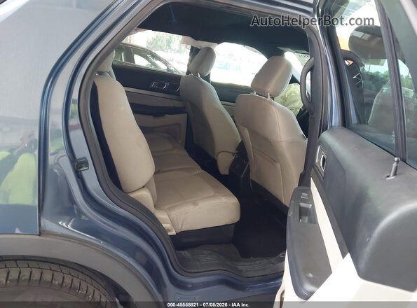 1FM5K7D89JGC64444 2018 FORD EXPLORER Blue VIN sticker view