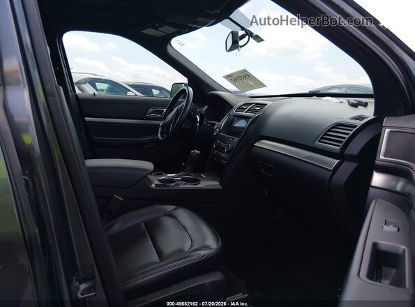1FM5K7D89KGA57540 2019 FORD EXPLORER Black Widok wnętrza z przodu