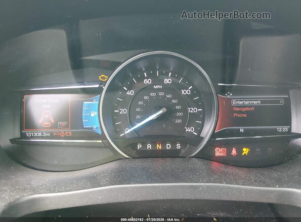 1FM5K7D89KGA57540 2019 FORD EXPLORER Black Widok tylnych siedzeń
