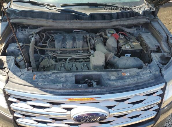 1FM5K7D89KGB20989 2019 FORD EXPLORER Gray Вид підкапотного простору