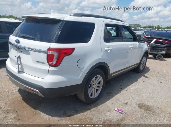 1FM5K7D8XGGA42312 2016 FORD EXPLORER White Rear right
