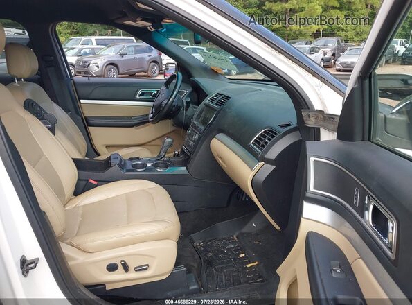 1FM5K7D8XGGA50197 2016 FORD EXPLORER Белый Вид салона спереди