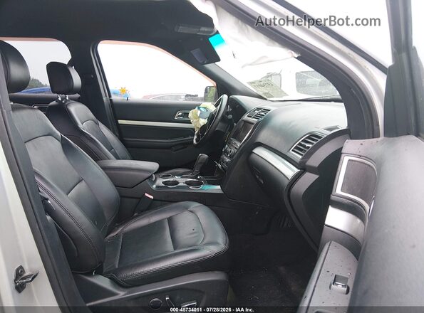 1FM5K7D8XGGA99058 2016 FORD EXPLORER Серебряный Вид салона спереди